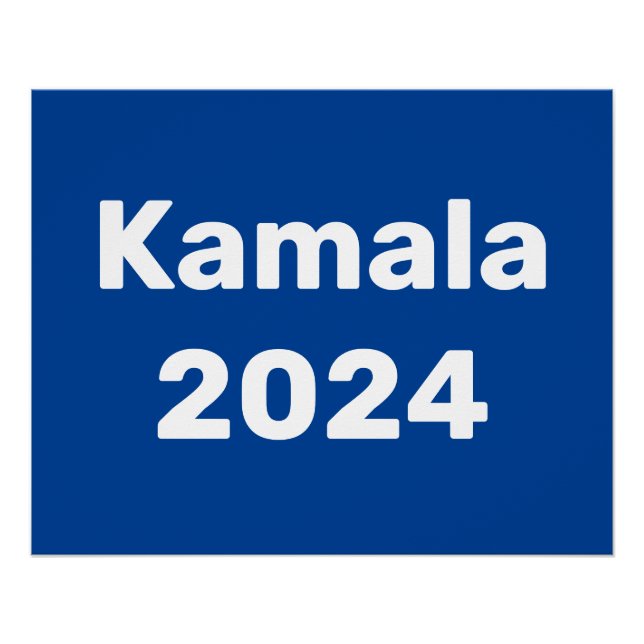 Kamala 2024 Presidential Election Poster (Front)