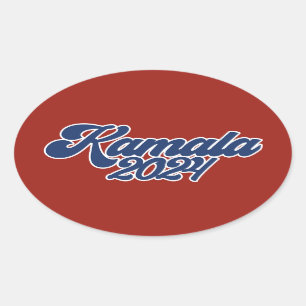 Kamala 2024 Vote Kamala Harris 2024 Election Oval Sticker