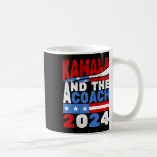 Kamala And The Coach Cat Lady Election 2024  Coffee Mug