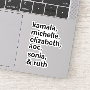 Kamala, AOC, RBG, Ruth Bader Michelle Obama