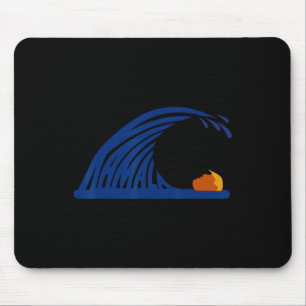 Kamala Blue Cats Wave High Heel Shoes Stepping On Mouse Pad