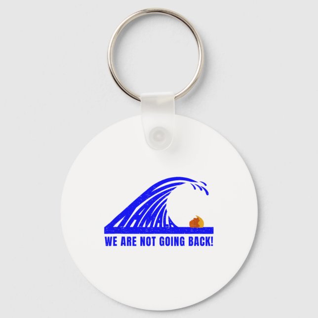 Kamala Blue Wave 2024  Keychain (Front)