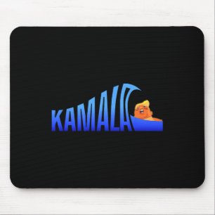 Kamala Blue Wave Over Trump Harris For President  Mouse Pad