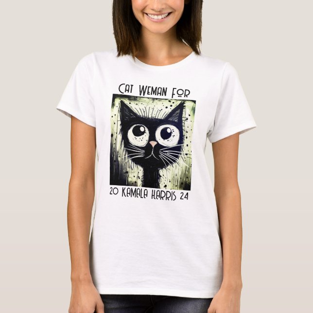 Kamala Cat Ladies  T-Shirt (Front)