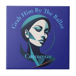 Kamala Cat Lady 2024 Ballot Thunder_Cove Tile