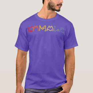 Kamala Cat Lettering Positive T-Shirt