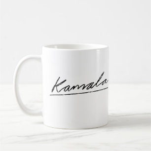 Kamala Cursive Signature  Coffee Mug