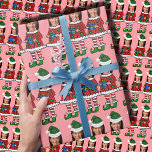 Kamala Custom Face photo Elf Christmas Funny Pink Wrapping Paper<br><div class="desc">Custom Face photo Elf Christmas Funny Kamala harris Pink , Replace the face of this elf with your favourite photo (make sure to crop as much to the face as possible and use an app to remove the background) and personalize this funny Christmas Holiday Wrapping Paper with your kid, husband,...</div>