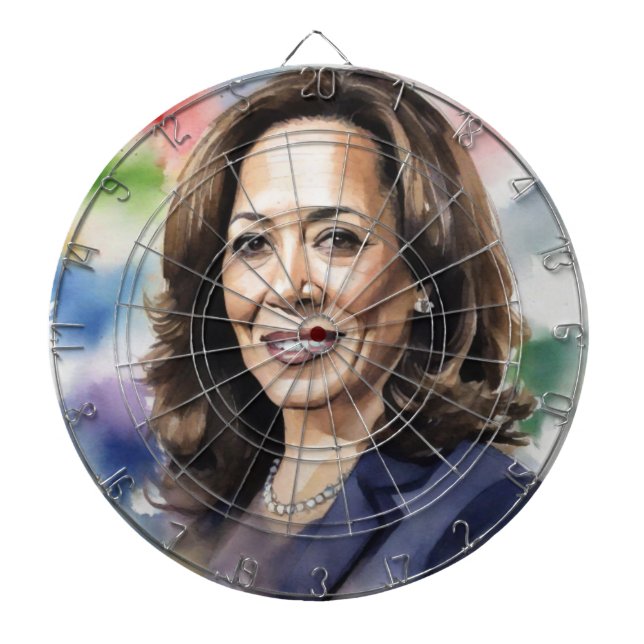 Kamala Dartboard Cible de flechettes républicaine  (Devant)