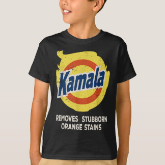 Kamala Detergent Removes Stubborn Orange Stains T-Shirt