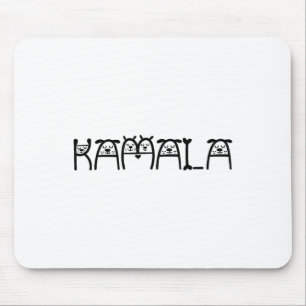 Kamala Dog Lettering Positive Dog Mom For Kamala F Mouse Pad