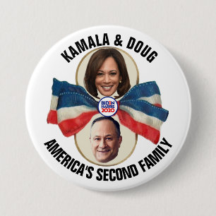 Kamala & Doug 2020 3 Inch Round Button