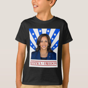 Kamala For Freedom 2024 Madam Vice President  T-Shirt