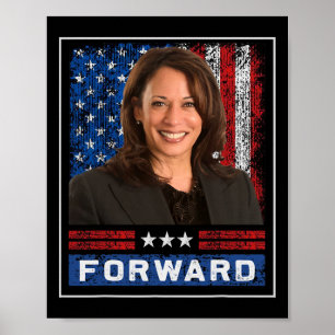 Kamala Forward President Kamala Harris Wheimer 202 Poster
