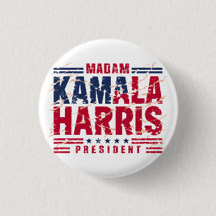 Kamala Harris 1 Inch Round Button