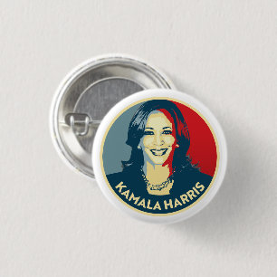 Kamala Harris 1 Inch Round Button