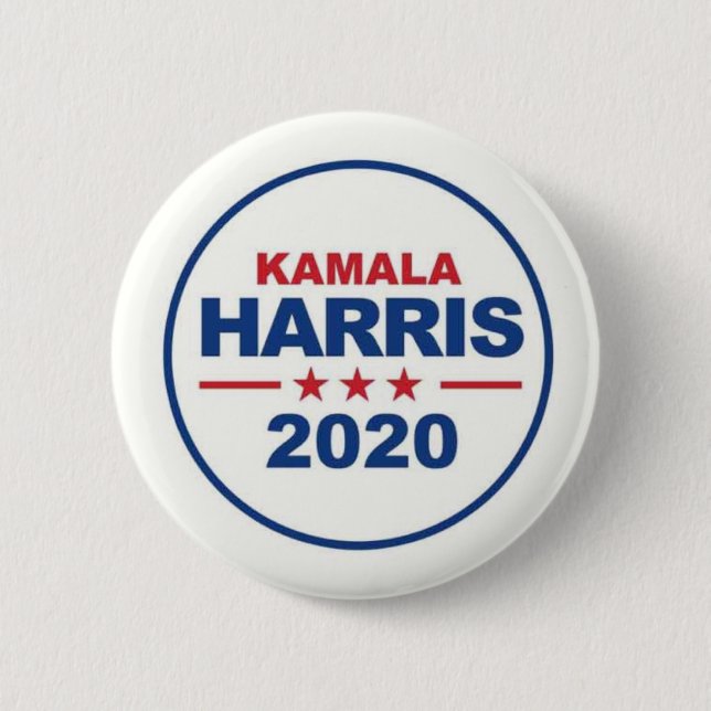 Kamala Harris 2020 2 Inch Round Button (Front)