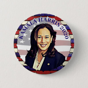 Kamala Harris 2020 Presidential Election Candidate 2 Inch Round Button