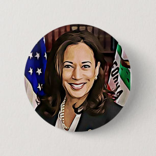Kamala Harris 2020 Presidential Election Candidate 2 Inch Round Button