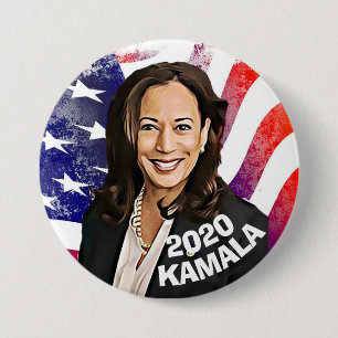 Kamala Harris 2020 Presidential Election Candidate 3 Inch Round Button