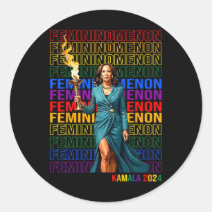 Kamala Harris 2024 1 Classic Round Sticker