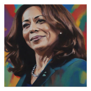 Kamala Harris 2024 1st Indian Black Melanin Sista Poster