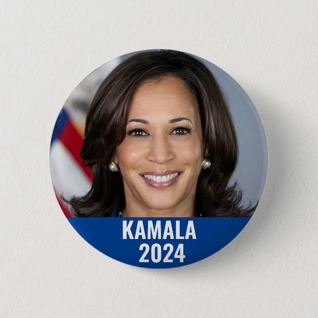 Kamala Harris 2024 2 Inch Round Button (Front)