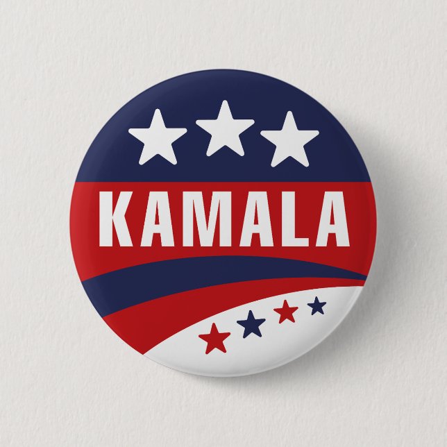 Kamala Harris 2024 2 Inch Round Button (Front)