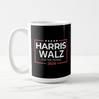 Kamala Harris 2024 AND For President Election Camp Coffee Mug