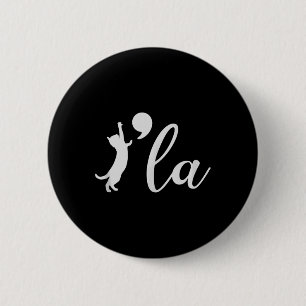 Kamala Harris 2024 Cat Lady President Comma La Fun 2 Inch Round Button