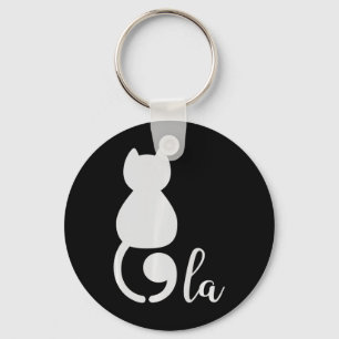 Kamala Harris 2024 Cat Lady President Comma La Fun Keychain