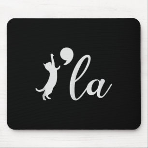 Kamala Harris 2024 Cat Lady President Comma La Fun Mouse Pad