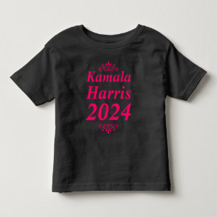 Kamala Harris 2024 Custom Text & Colours Ornaments Toddler T-shirt
