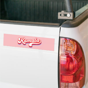 Kamala Harris 2024 Cute 2024 Election Hot Pink Bumper Sticker