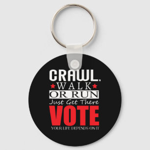 Kamala Harris 2024 Election Anti Trump Keychain
