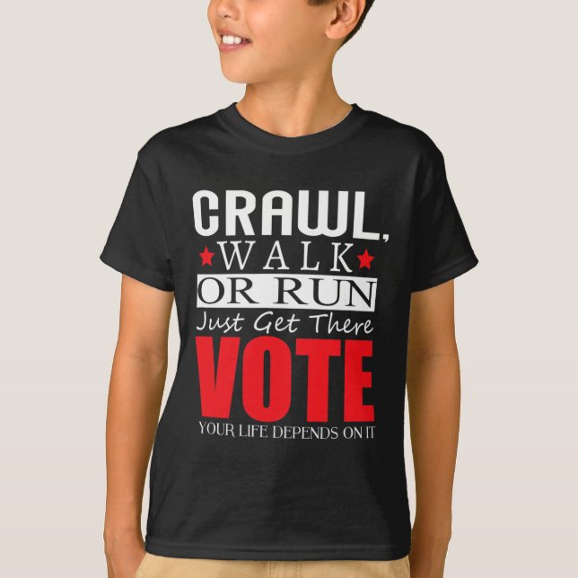 Kamala Harris 2024 Election Anti Trump  T-Shirt (Front)