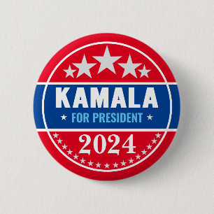 Kamala Harris 2024 for President Button