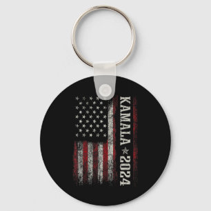 Kamala Harris 2024 For President Election Campaign Keychain