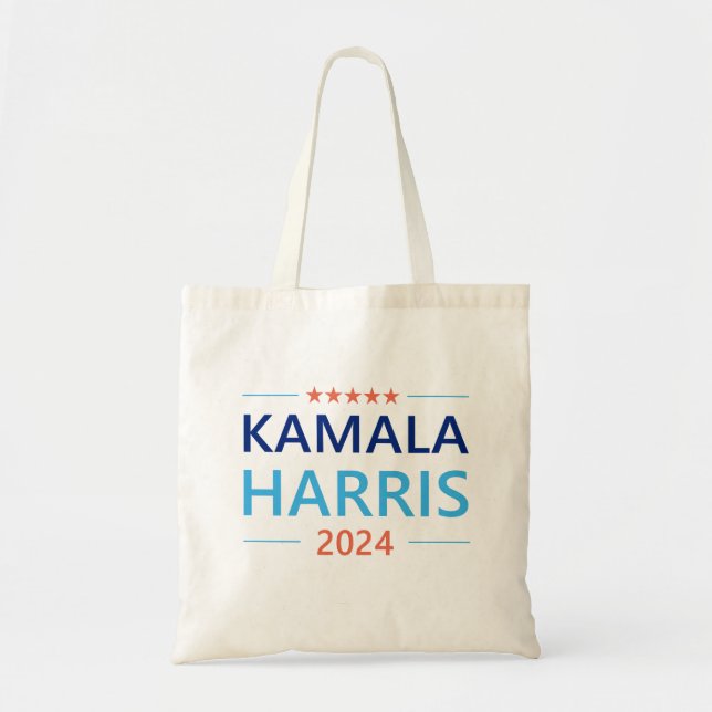 Kamala Harris 2024 for President Tote Bag (Front)