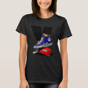 Kamala Harris 2024 High Heels Stepping On Red Mega T-Shirt