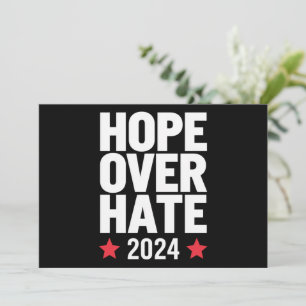 Kamala Harris 2024 Hope Over Hate Presidential Invitation