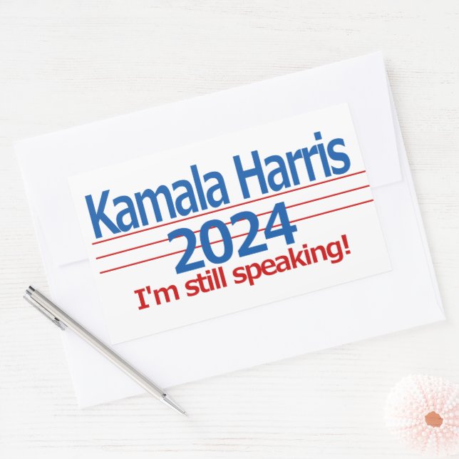 Kamala Harris 2024 I'm Still Speaking! Sticker (Envelope)