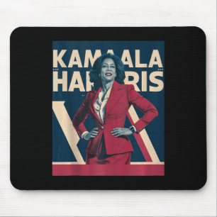 Kamala Harris 2024 - Leading With Strength Design  Mouse Pad