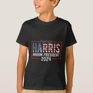 Kamala Harris 2024 Madam President Election Costum T-Shirt