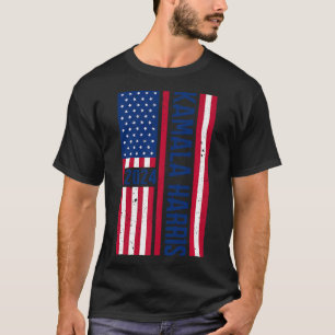 Kamala Harris 2024 Madam President Kamala 47 Usa E T-Shirt