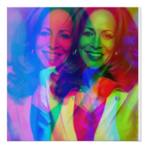 Kamala Harris 2024 my president is a black and fem Poster