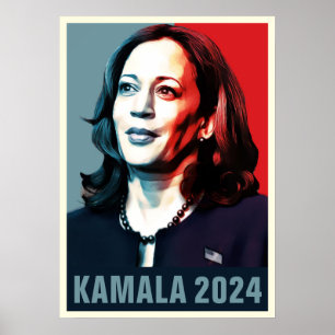 Kamala Harris 2024 Pop Art Poster