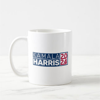 Kamala Harris 2024 President American Flag Vintage Coffee Mug