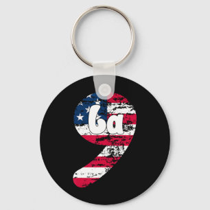 Kamala Harris 2024 President Funny Comma La Kamala Keychain