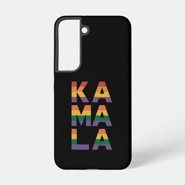 Kamala Harris 2024 Rainbow Flag Gay Pride LGBT  Samsung Galaxy S22 Case (Back)
